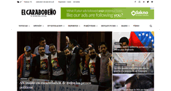 Desktop Screenshot of el-carabobeno.com