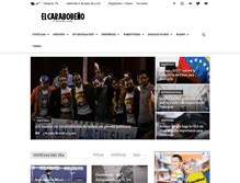 Tablet Screenshot of el-carabobeno.com